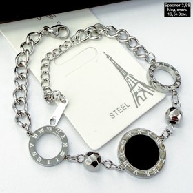 Браслет мед.сталь 10416 (16,5+3см.)